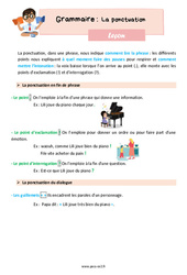 La ponctuation - Séquence complète : Primaire 3 - PDF à imprimer
