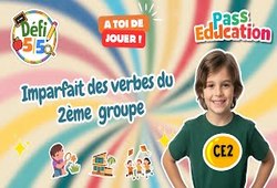 Imparfait des verbes du 2ème groupe - Exercices en vidéo - Défi 5/5 : Primaire 3