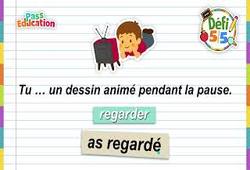 Le passé composé des verbes du 1er groupe - ER - Exercices en vidéo - Défi 5/5 : Primaire 4