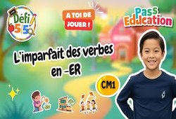 L'imparfait des verbes en - ER - Exercices en vidéo - Défi 5/5 : Primaire 4