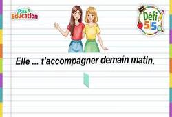 Le présent du conditionnel - Exercices en vidéo - Défi 5/5 : Secondaire 1