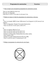 Programme de construction - Exercices : Primaire 4 - PDF à imprimer