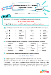 Conjuguer un verbe en - ir au présent de l'indicatif - Exercices Pas à Pas : Primaire 3 - PDF à imprimer