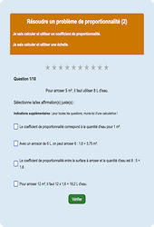 Proportionnalité et échelle - Fiches Exercice en ligne  - Fiches Mathématiques - Organisation et gestion des données : Primaire 6
