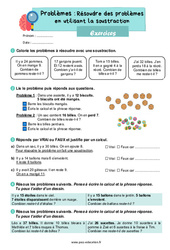 Résoudre des problèmes en utilisant la soustraction - Exercices : Primaire 2 - PDF à imprimer