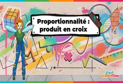 Produit en croix (Proportionnalité) - Vidéo pédagogique - La Fée des Maths : Secondaire 2, 3