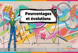 Pourcentages et évolutions - Vidéo pédagogique - La Fée des Maths : Secondaire 2, 3