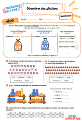 Dénombrer des collections (inférieur à 1000) - Exercices Pas à Pas : Primaire 3 - PDF à imprimer