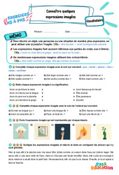 Connaître quelques expressions imagées - Exercices Pas à Pas : Primaire 5 - PDF à imprimer