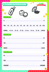 Fichier d’écriture cursive - Découvrir l'écriture : Maternelle 2, Primaire 1 - PDF à imprimer