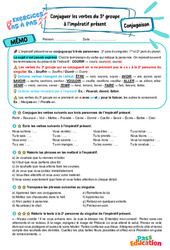 Conjuguer les verbes du 3e groupe à l’impératif présent - Exercices Pas à Pas : Primaire 6 - PDF à imprimer