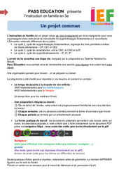 Guide d'utilisation de la méthode - école à la maison IEF - Fiches  - (en libre téléchargement) : Secondaire 3