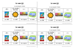 Son [j] - Cours, Leçon - Orthographe : Primaire 2 - PDF à imprimer