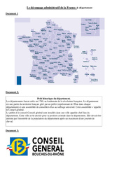 Le département - Exercices : Primaire 3 - PDF à imprimer