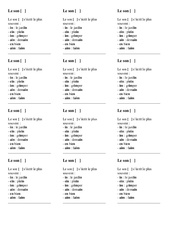 Le son [ ain] : Primaire 2 - PDF à imprimer