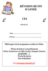 Français - Révisions fin d'année - Examen Evaluation  : Primaire 2 - PDF à imprimer