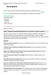 Vêtements - Séquence - Fiche de préparation : Primaire 1 - PDF à imprimer