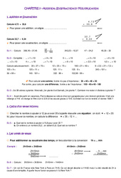 Contrôle - Exercices - Mathématiques : Primaire 6 - PDF à imprimer