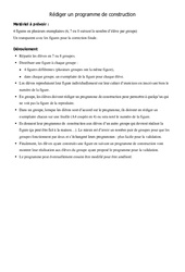 Programmes construction - Figures - Cours  Géométrie - Mathématiques : Primaire 6 - PDF à imprimer