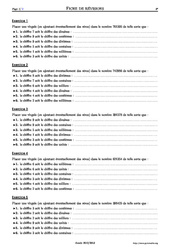 Placer une virgule - Exercices corrigés - Mathématiques - Soutien scolaire - Mathématiques - Soutien scolaire : Primaire 6 - PDF à imprimer