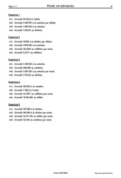 Arrondir des nombres décimaux - Exercices corrigés - Mathématiques - Soutien scolaire : Primaire 6 - PDF à imprimer