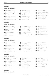 Addition de relatifs - Exercices corrigés - Mathématiques - Soutien scolaire : Secondaire 1 - PDF à imprimer