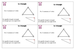 Triangle - Cours, Leçon : Primaire 2 - PDF à imprimer