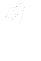 Symétrie axiale - Exercices - Correction - Mathématiques : Primaire 6 - PDF à imprimer