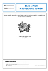 Fichier d'autonomie - Travail en autonomie en classe : Primaire 5 - PDF à imprimer