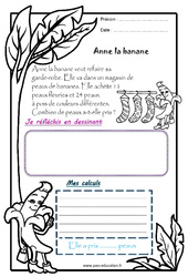 Situations problèmes - Petites histoires imaginaires : Primaire 1 - PDF à imprimer