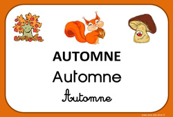 Automne - Saison - Affichages pour la classe : Maternelle 1, 2, Primaire 1 - PDF à imprimer