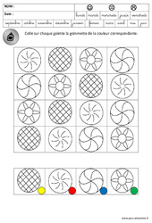 Discrimination visuelle - Galettes - Lecture - Fête des rois : Maternelle 2 - PDF à imprimer