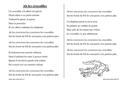 Animaux - Chants - Comptines - Fiches  : Maternelle 1, 2 - PDF à imprimer