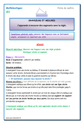 Segments - Séquence - Fiche de préparation : Primaire 2 - PDF à imprimer