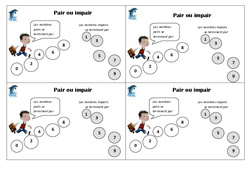 Pair - Impair - Cours, Leçon : Primaire 2 - PDF à imprimer