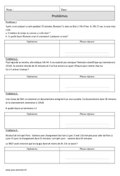 Temps - Problèmes de mesures - Exercices corrigés - Mathématiques : Primaire 4 - PDF à imprimer