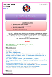 La politesse, le respect - Séquence - Fiche de préparation : Primaire 1, 2 - PDF à imprimer