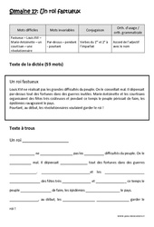 Verbes du 1er e groupe à l’imparfait - Accord de l’adjectif avec le nom - Dictée préparée 17 - A trous : Primaire 4 - Cycle 3 - PDF à imprimer