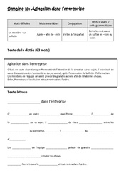 Verbes à l’imparfait - Ecrire les mots avec un suffixe en - tion ou - ssion - Dictée préparée - A trous : Primaire 4 - PDF à imprimer
