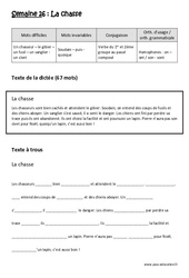 Verbe du 1er ème groupe au passé composé - Homophones - Fiches on - ont / son - sont - Dictée préparée - A trous : Primaire 4 - PDF à imprimer