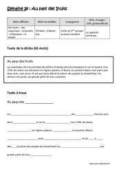 Verbe du  groupe au passé composé - Adjectifs numéraux - Dictée préparée 28 - A trous : Primaire 4 - Cycle 3 - PDF à imprimer