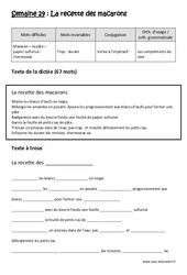 Verbe à l’impératif - Compléments du nom - Dictée préparée - A trous : Primaire 4 - PDF à imprimer