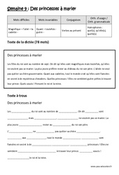 Verbes au présent - Homophones - Fiches quel(s), qu’elle(s), quelle(s) - Dictée préparée - A trous : Primaire 5 - PDF à imprimer