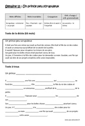 Verbes être et avoir à l’imparfait - Accents - le tréma - Dictée préparée - A trous : Primaire 5 - PDF à imprimer