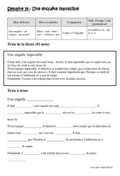 Verbes à l’imparfait - Préfixes en - Fiches  im, in, ir, il - Dictée préparée - A trous : Primaire 5 - PDF à imprimer