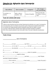 Verbes à l’imparfait - Ecrire les mots avec un suffixe en - tion ou - ssion - Dictée préparée - A trous : Primaire 5 - PDF à imprimer