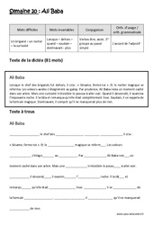 Verbes être, avoir, 1er groupe au passé simple - Accord de l’adjectif - Dictée préparée - A trous : Primaire 5 - PDF à imprimer