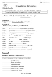 Présent - Examen Evaluation : Primaire 2 - PDF à imprimer