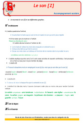 Le son Z - Soutien scolaire - Aide aux devoirs : Primaire 4 - PDF à imprimer