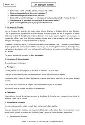 Paysages actuels - Cours - Géologie - SVT : Secondaire 1 - PDF à imprimer
